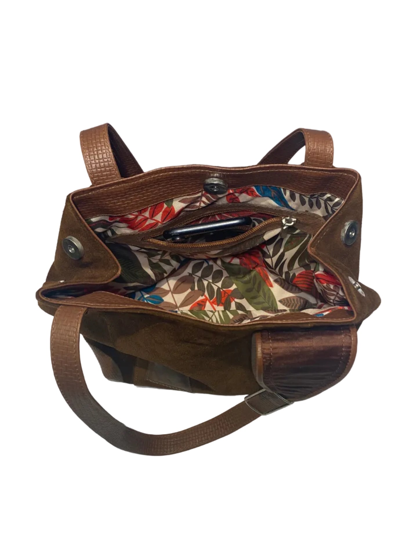 100% Leather Purse brown