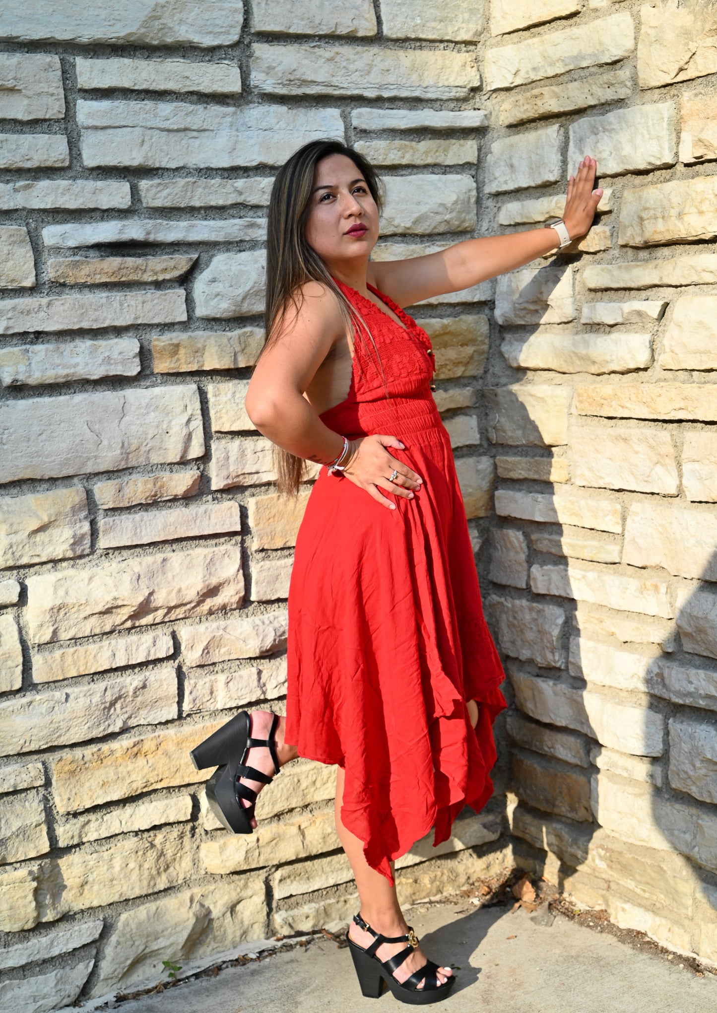 Fairy Goddess Beautiful Red