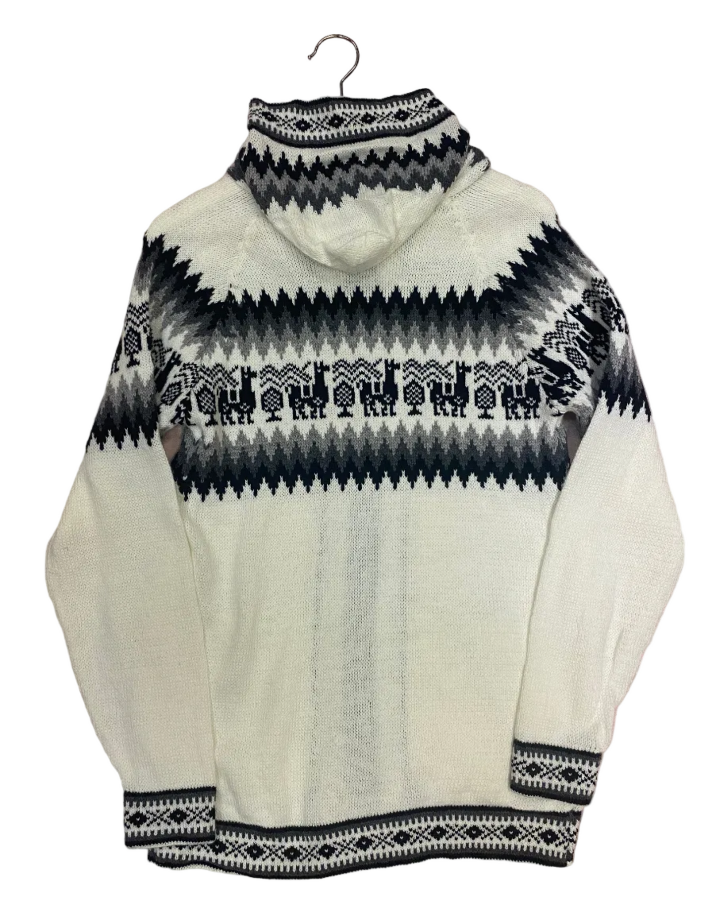 Zip up alpaca sweater