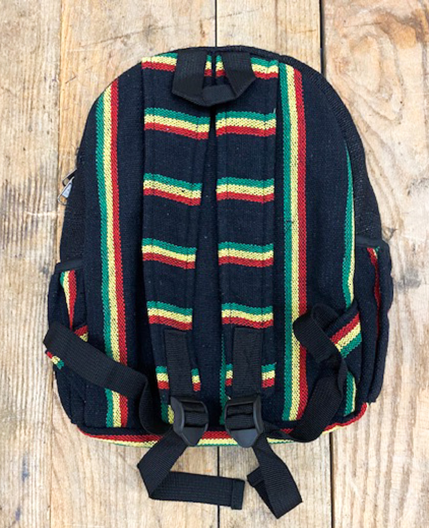 Hemp BackPack - Rasta Color