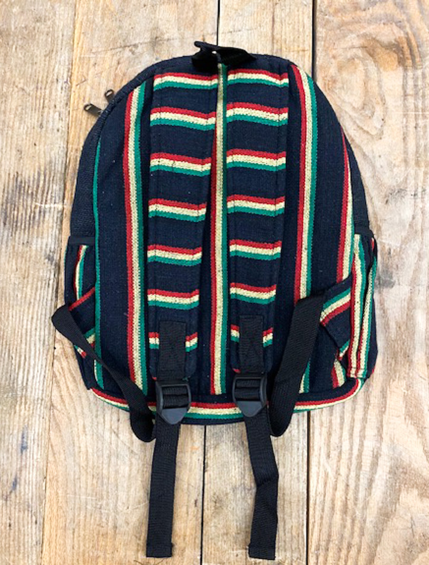 Hemp BackPack - Rasta Color