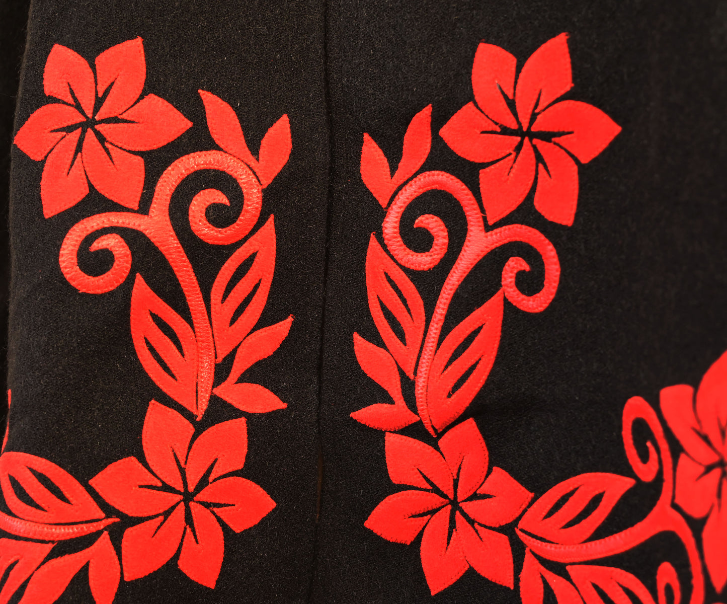 leather detail Poncho