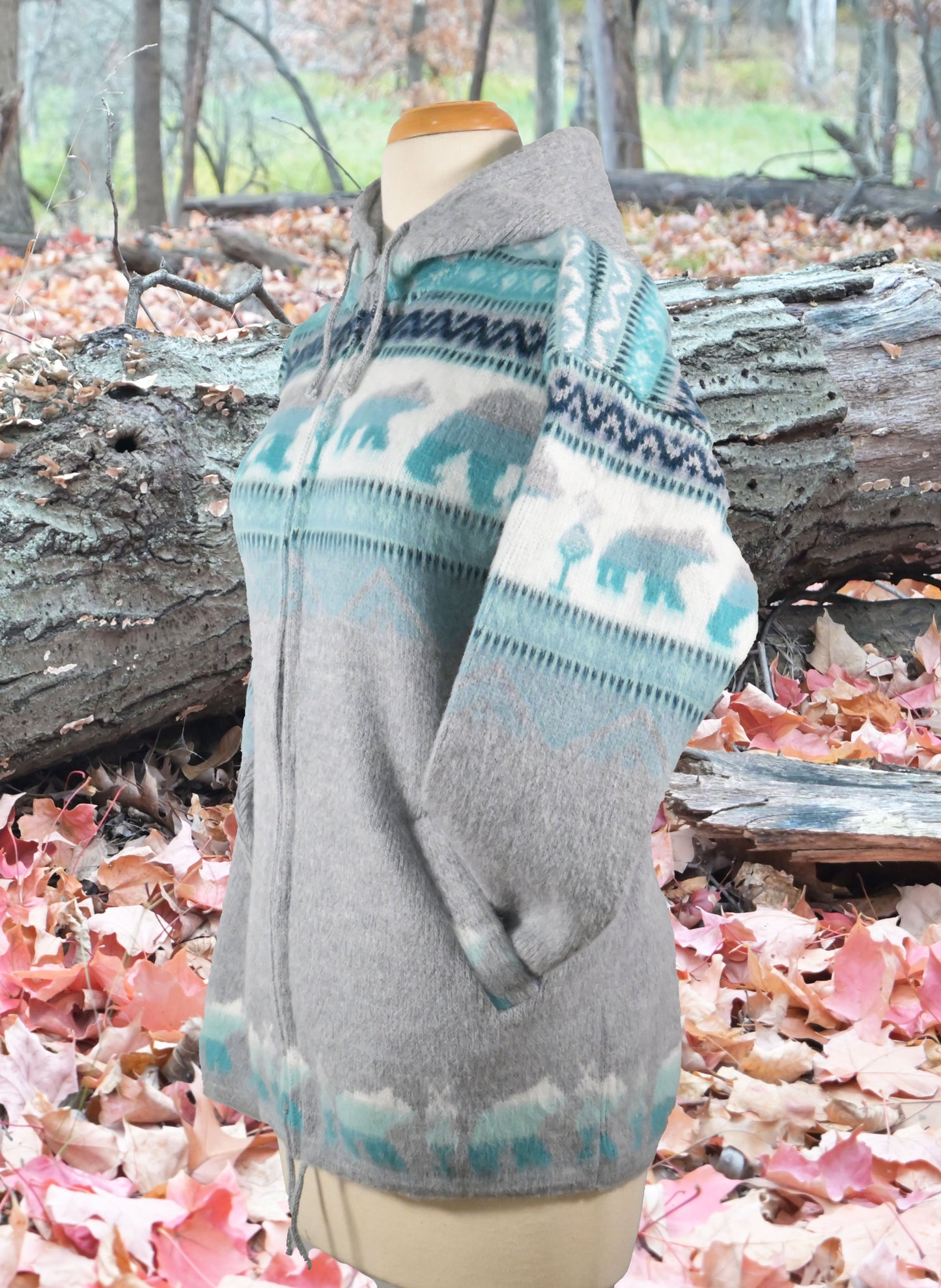 AlpacaChill Bear Heavyweight Alpaca blend Hoodie