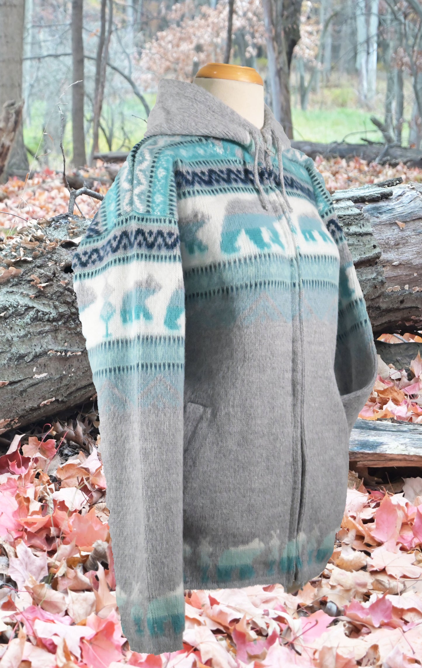 AlpacaChill Bear Heavyweight Alpaca blend Hoodie