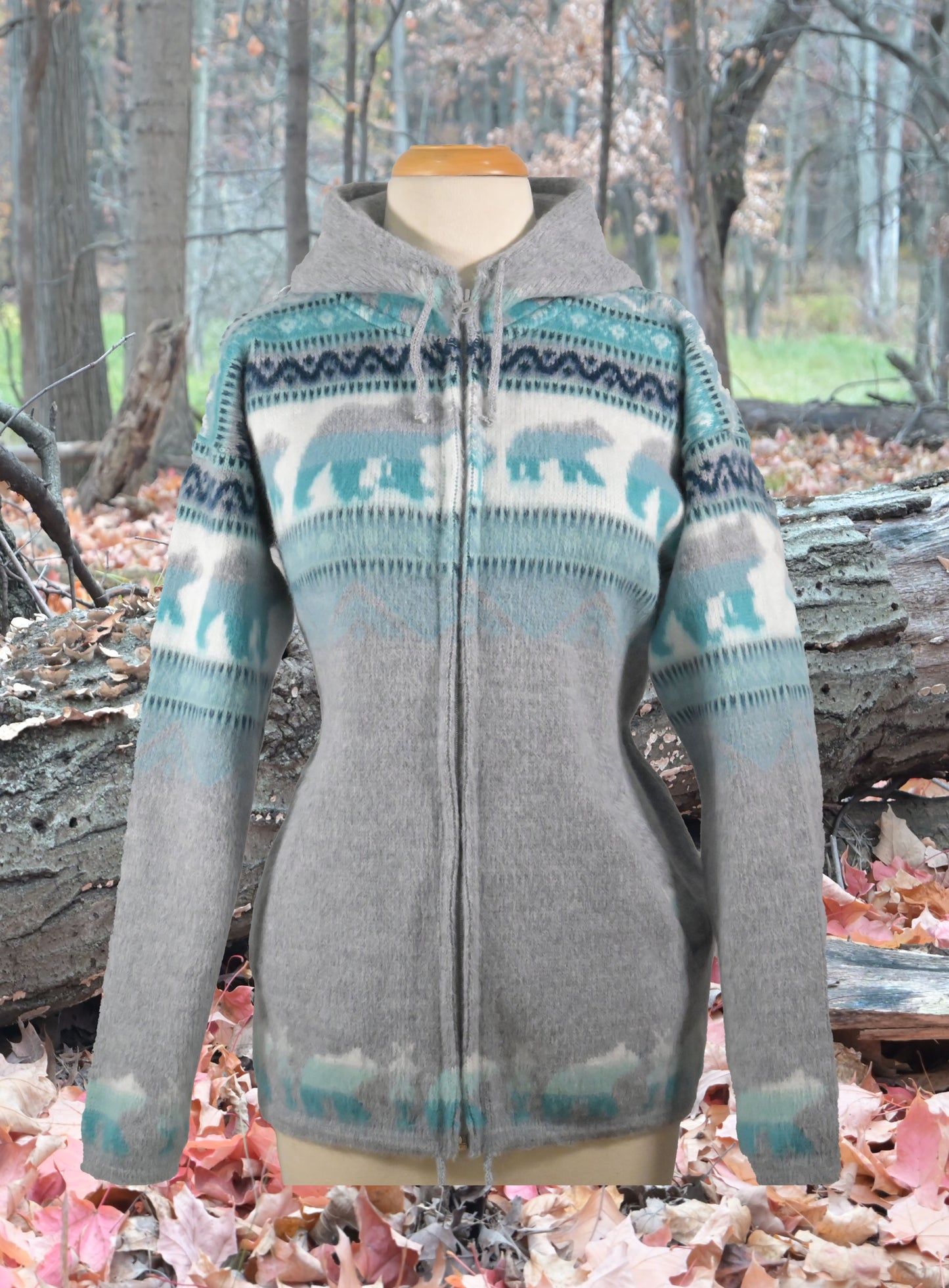 AlpacaChill Bear Heavyweight Alpaca blend Hoodie