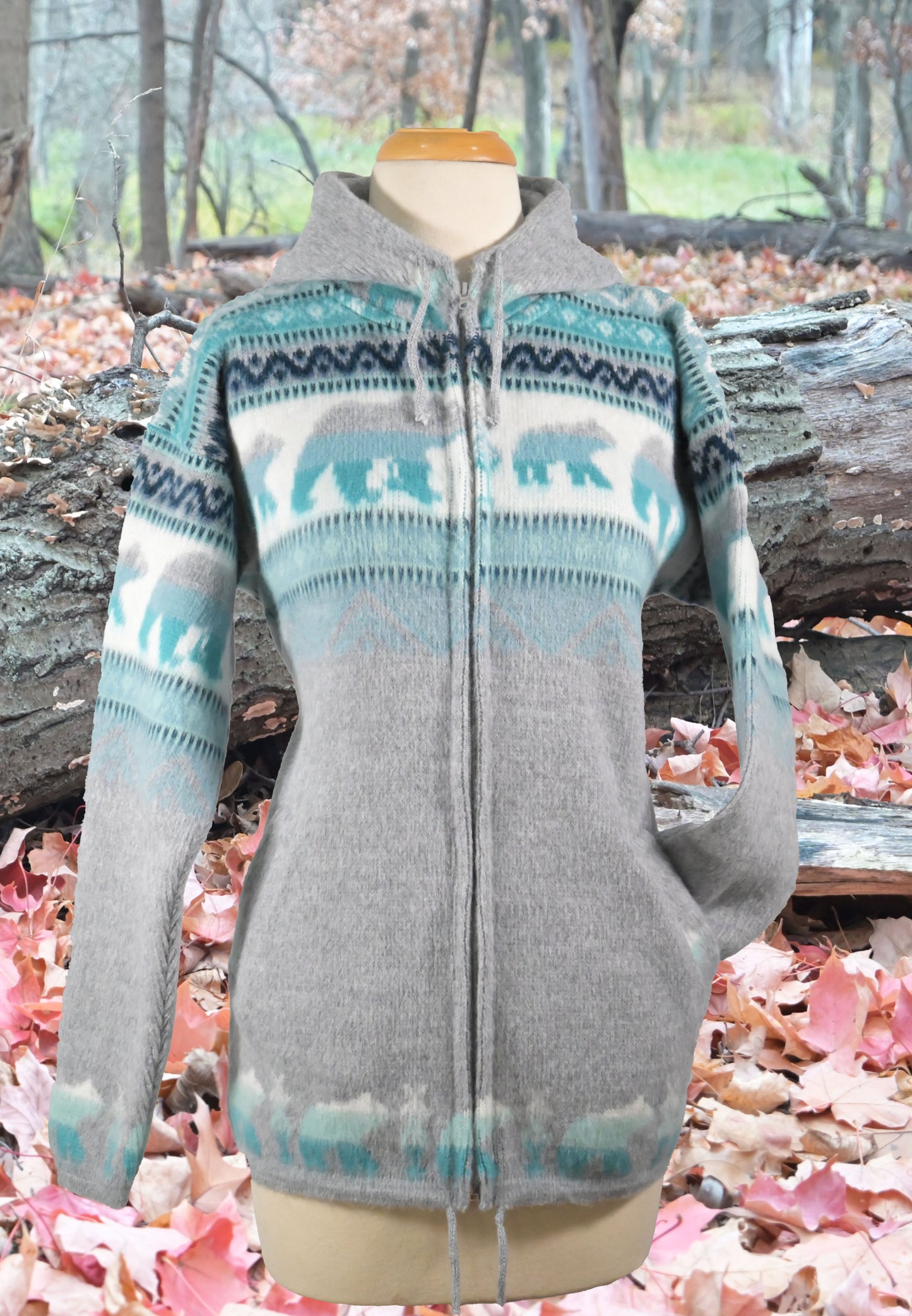 AlpacaChill Bear Heavyweight Alpaca blend Hoodie