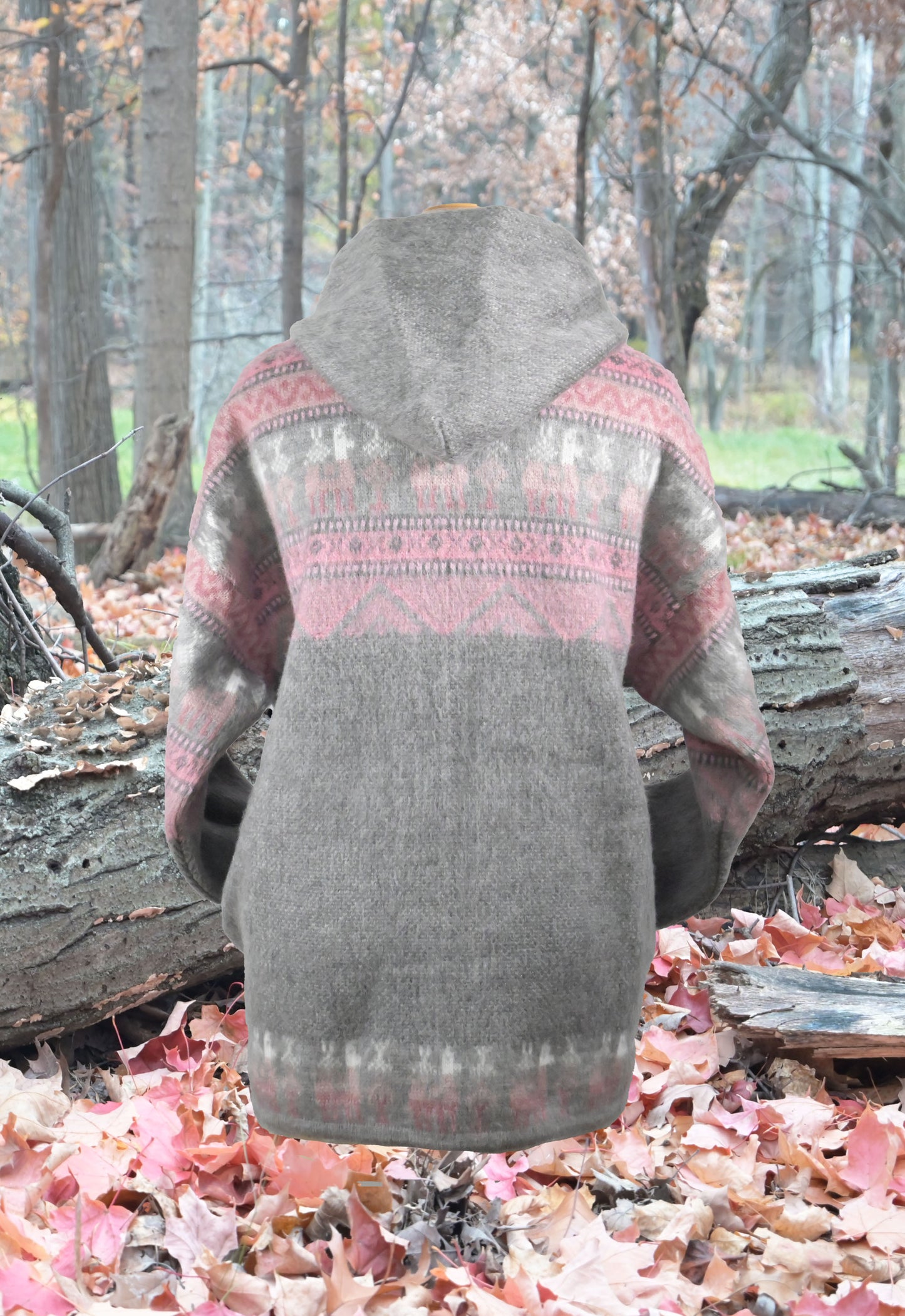 AlpacaChill pink llama Heavyweight Alpaca blend Hoodie