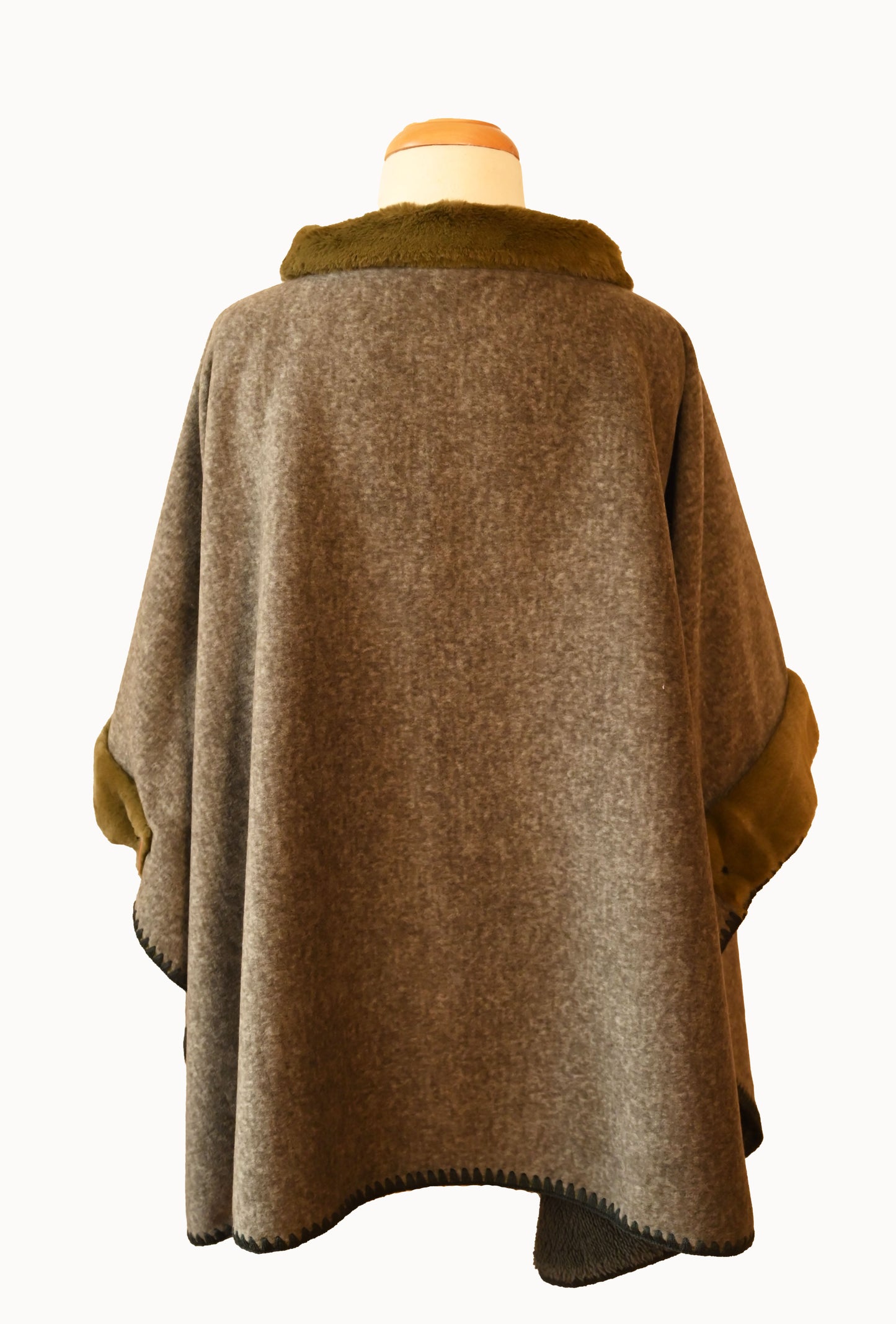 Fleece lined Poncho