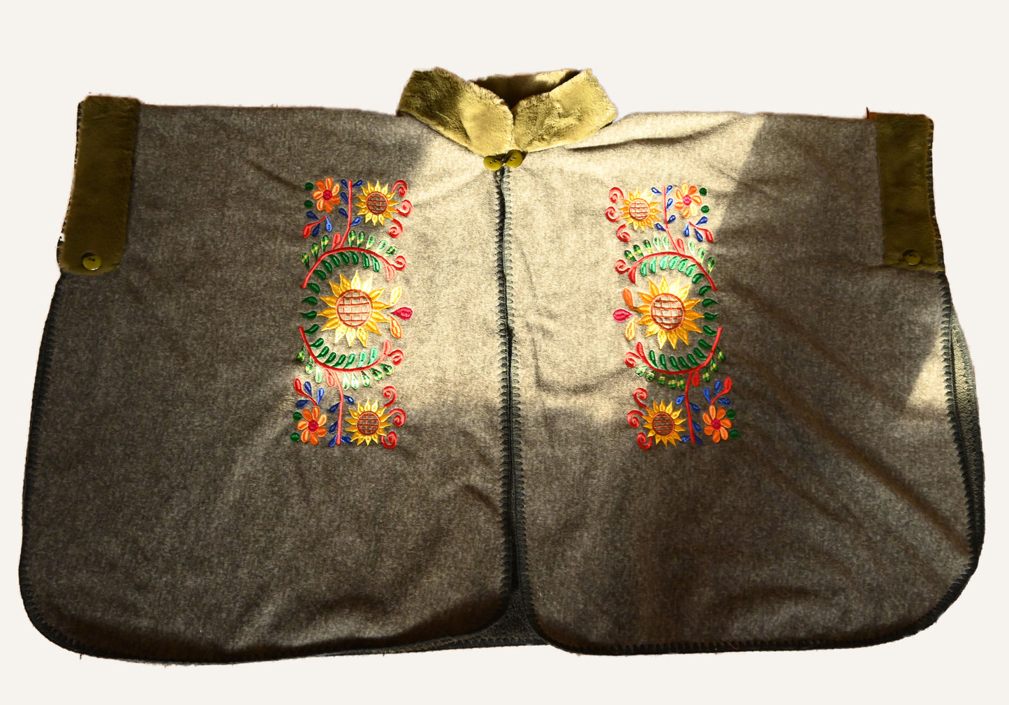 Fleece lined Poncho