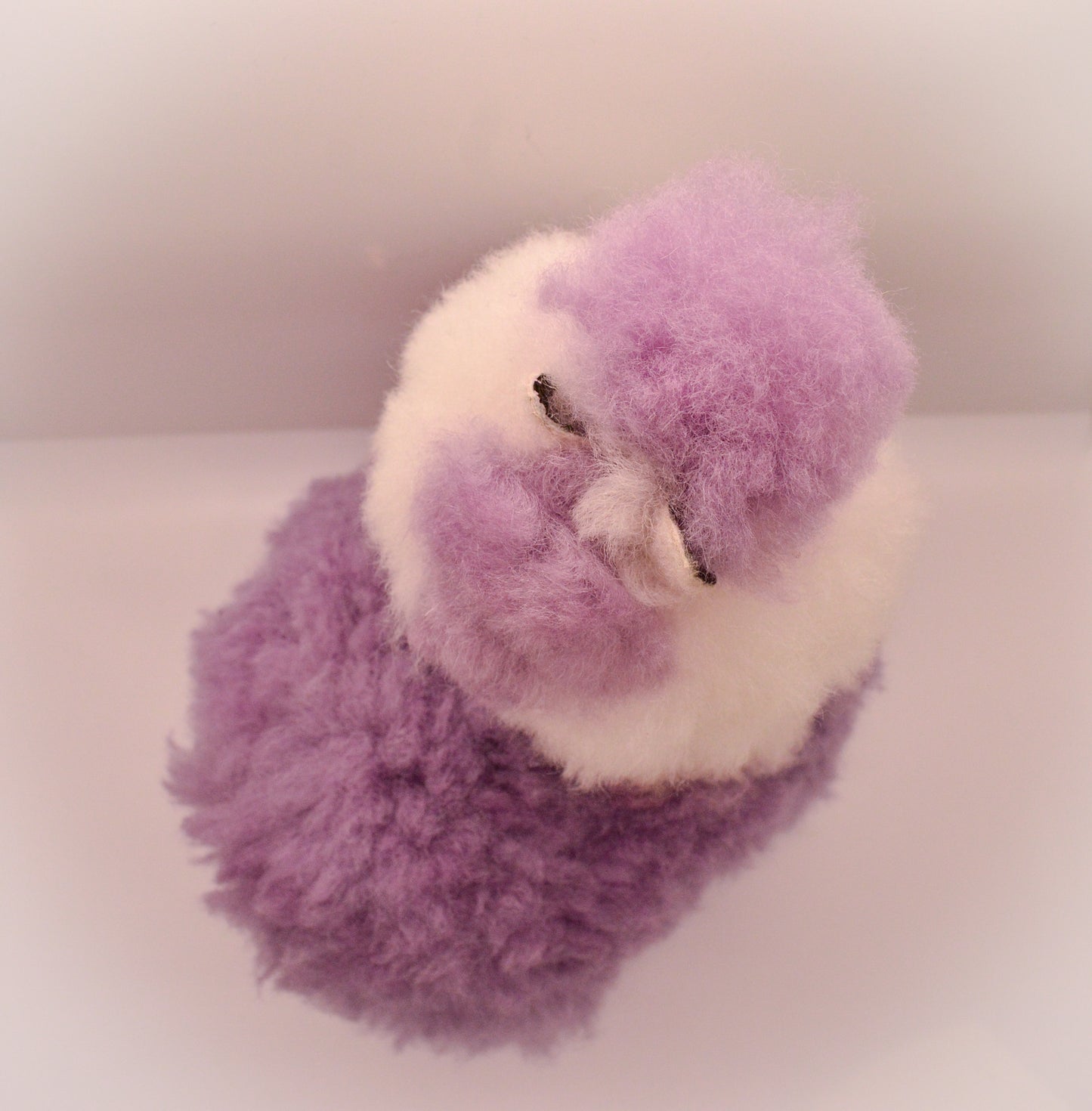 Alpaca Stuffed Animal neon Color Purple