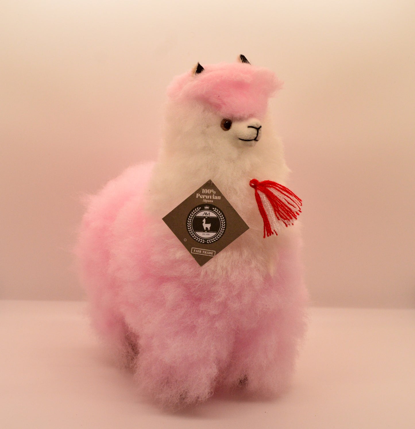 Alpaca Stuffed Animal neon Color Pink