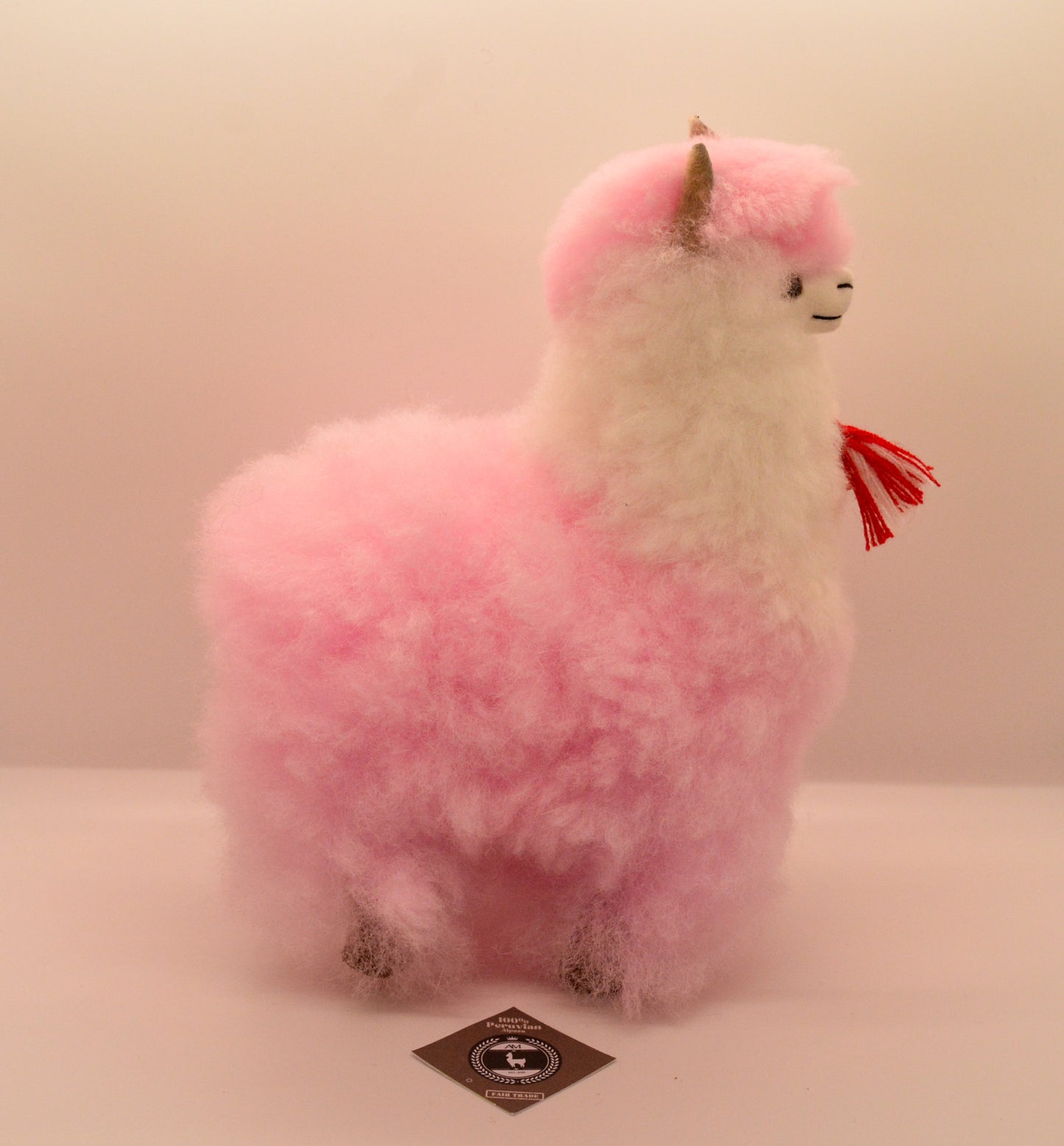 Alpaca Stuffed Animal neon Color Pink