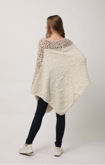 100% baby Alpaca Poncho