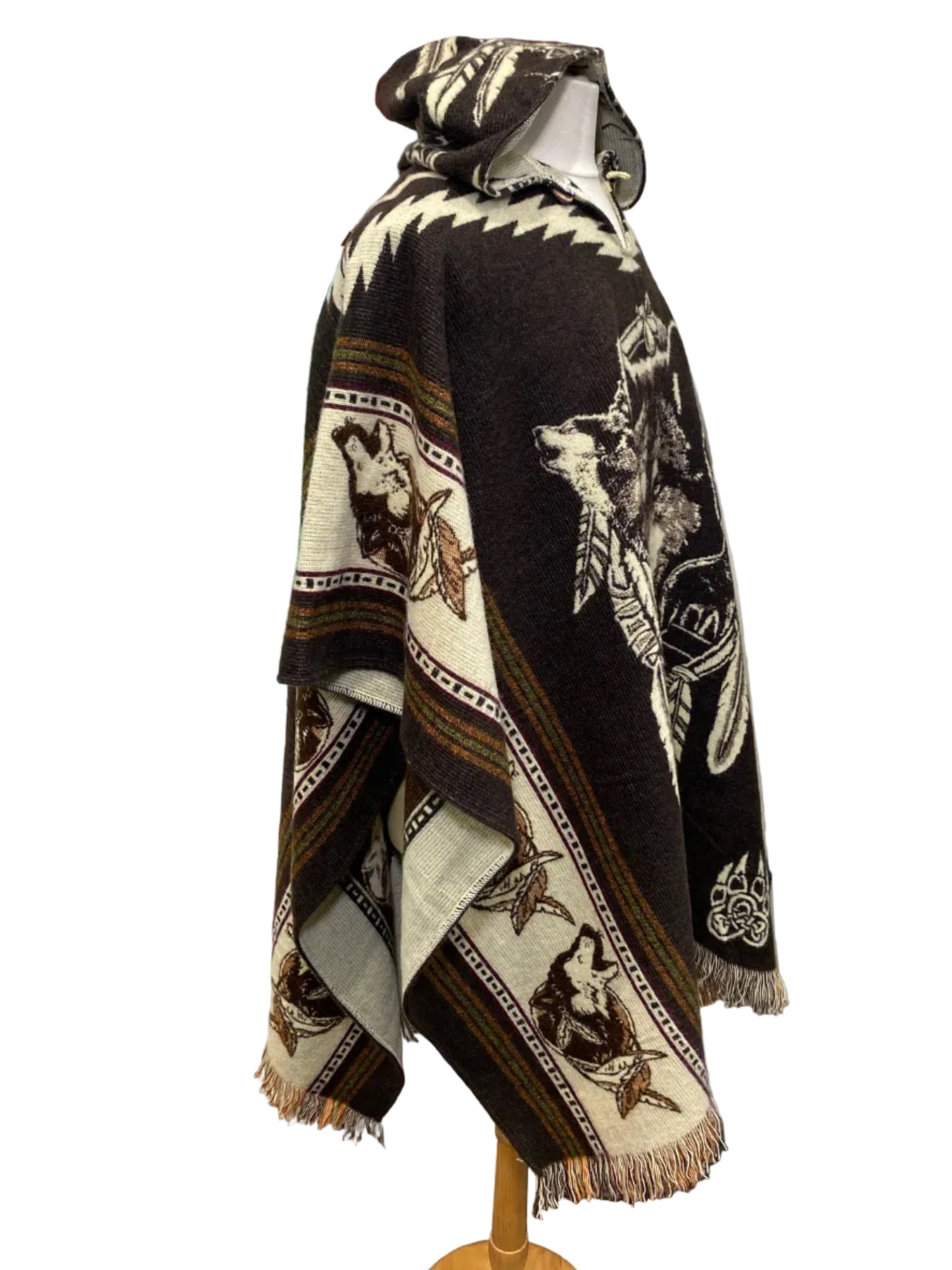 Wolf 🐺 feather 🪶 Poncho