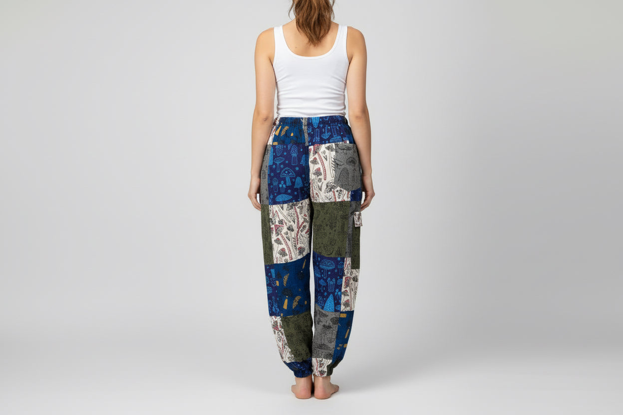 Patch work Mash room Pant