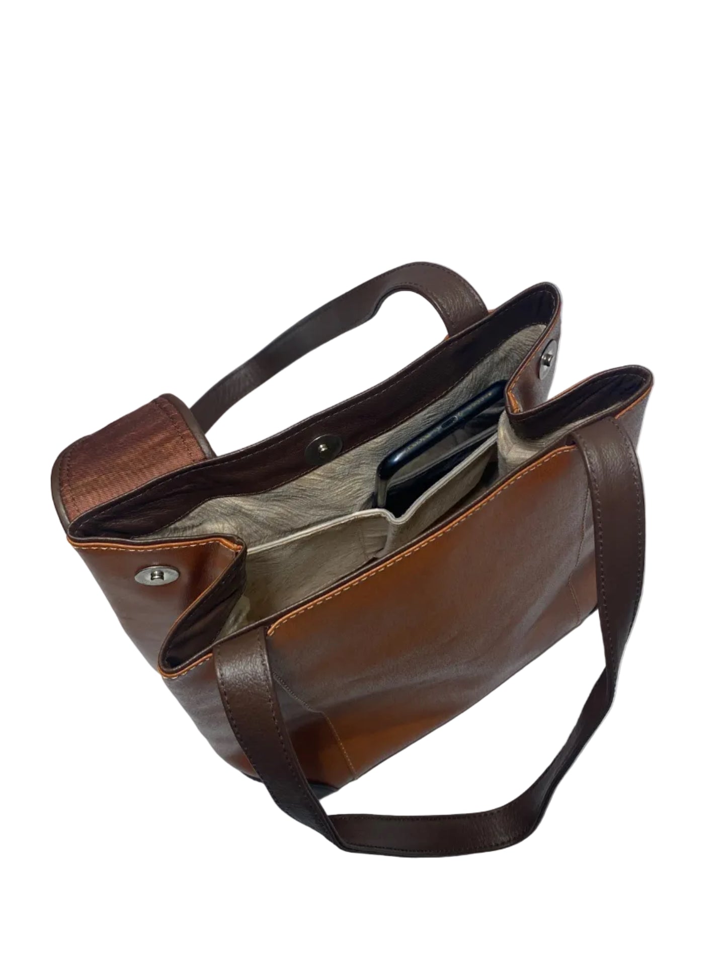 100% Leather Purse brown