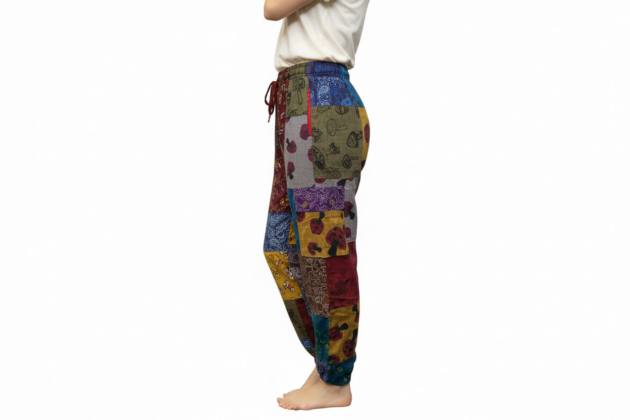 Patch work Mashroom R Pant