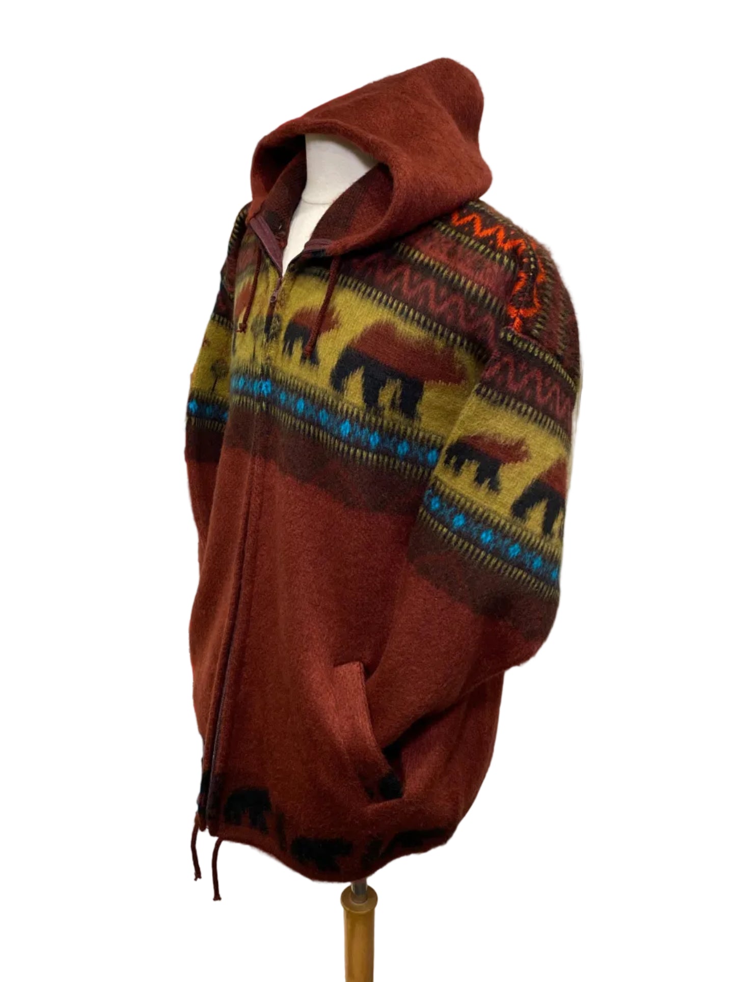 AlpacaChill   Bear  Heavyweight  Alpaca blend Hoodie