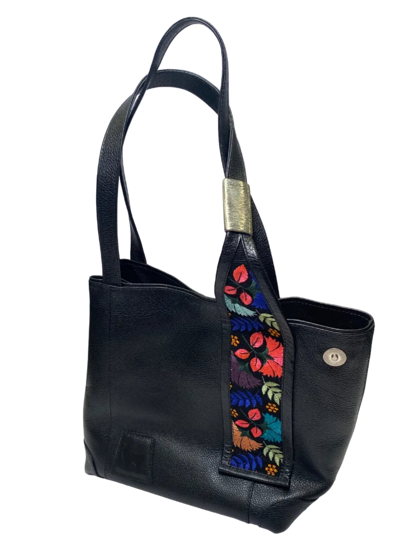 100% Leather Purse Black