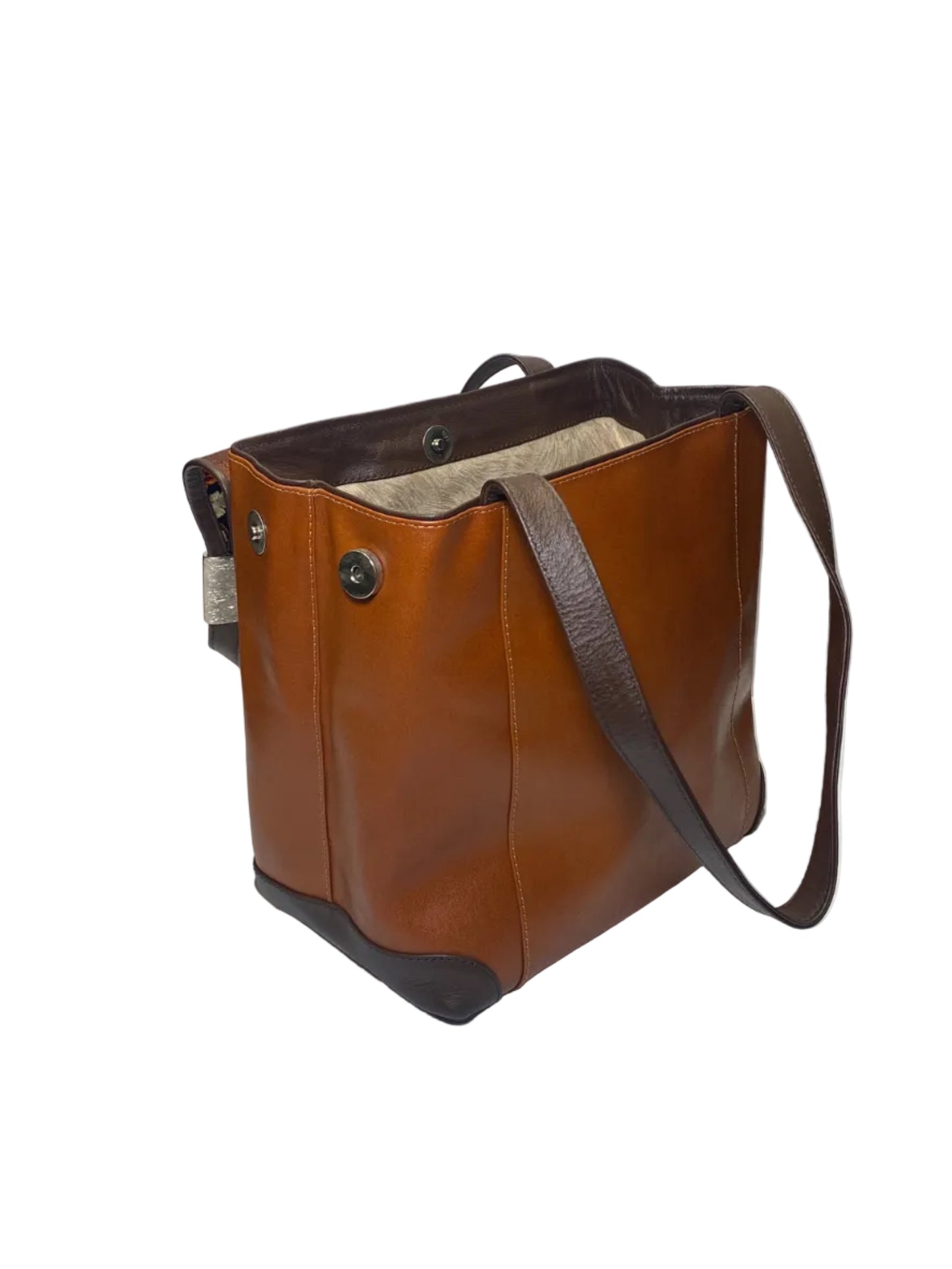 100% Leather Purse brown