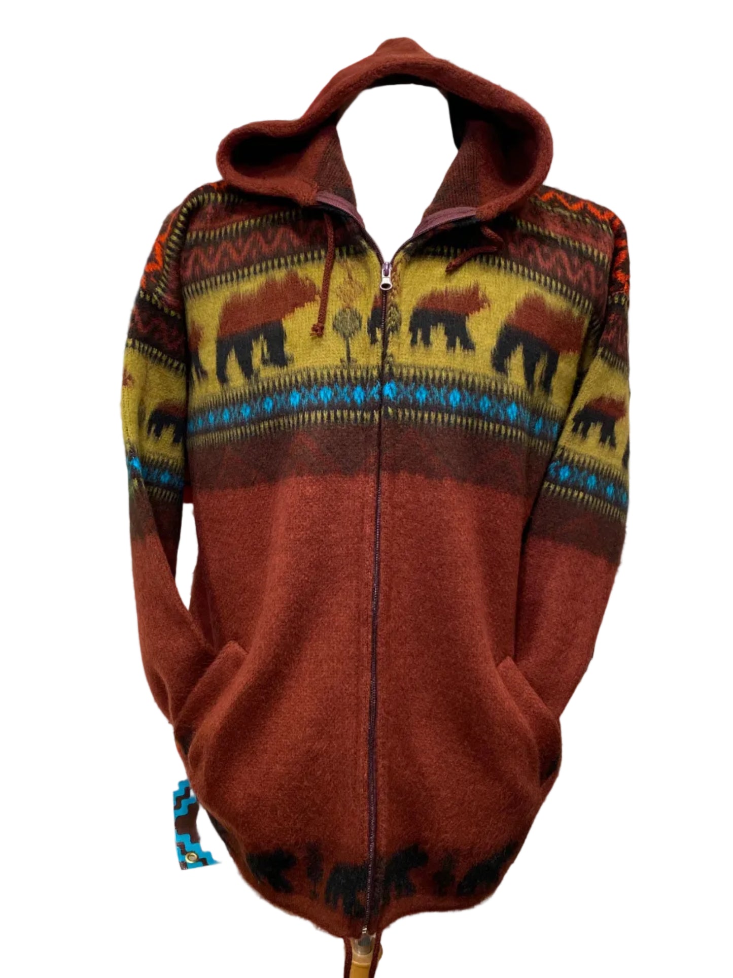 AlpacaChill   Bear  Heavyweight  Alpaca blend Hoodie