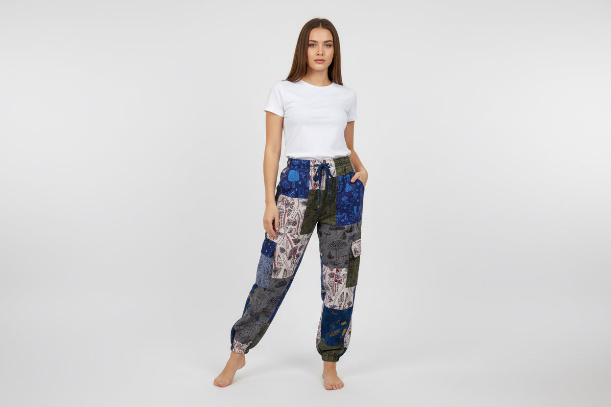 Patch work Mash room Pant