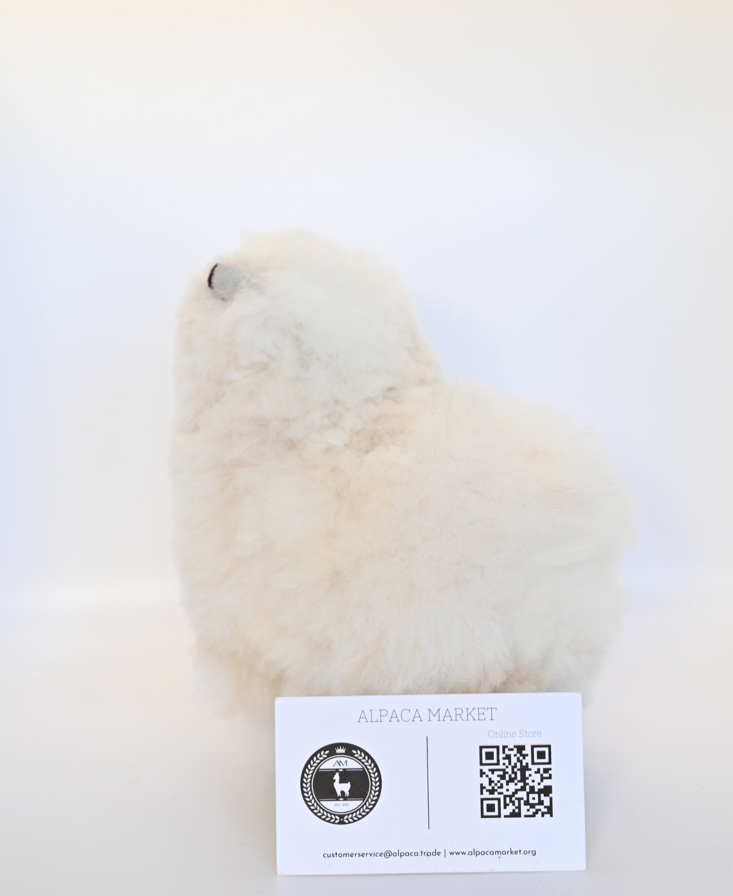 Alpaca Stuffed Animal White - New 6 inch