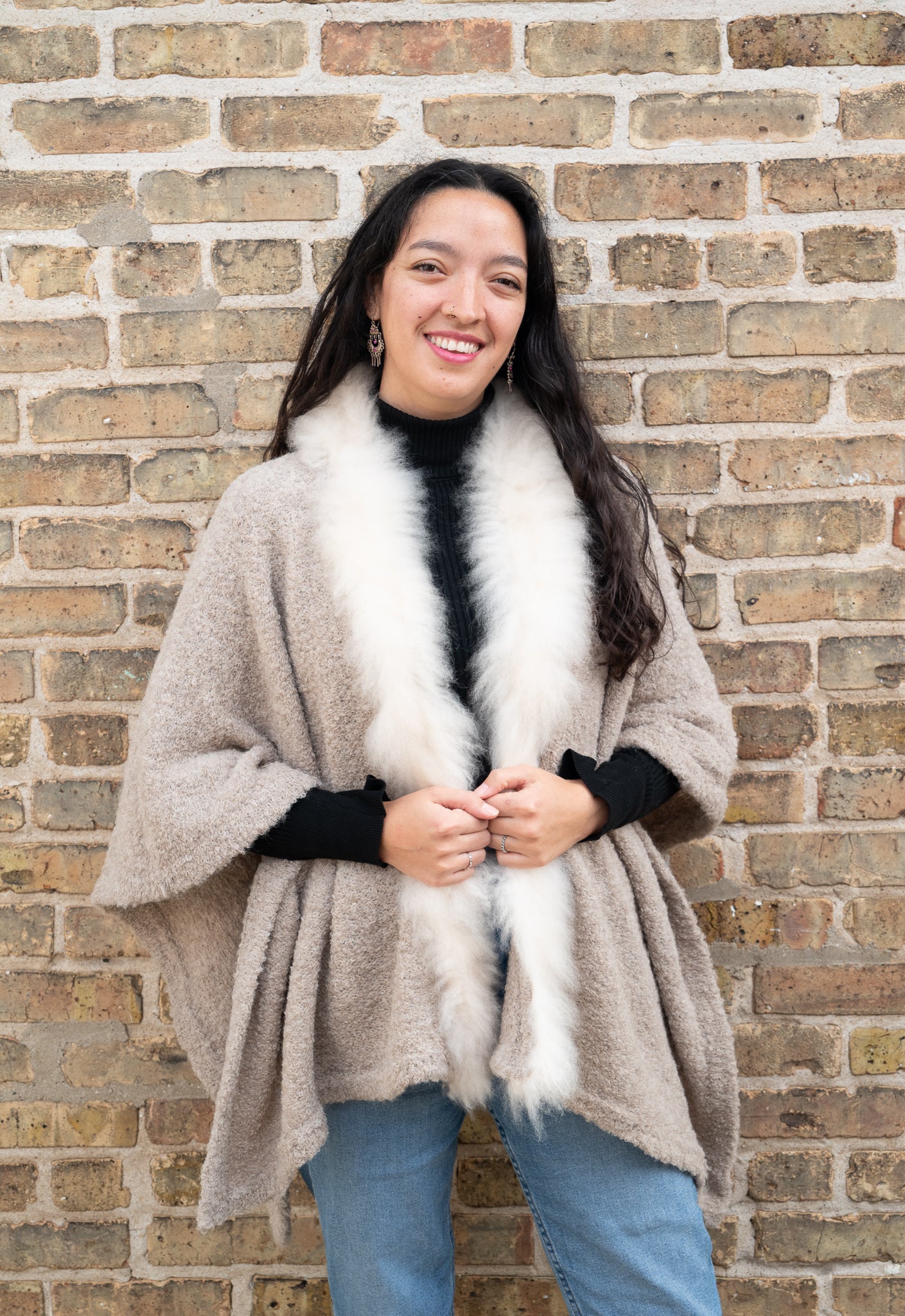 100% baby Alpaca cape