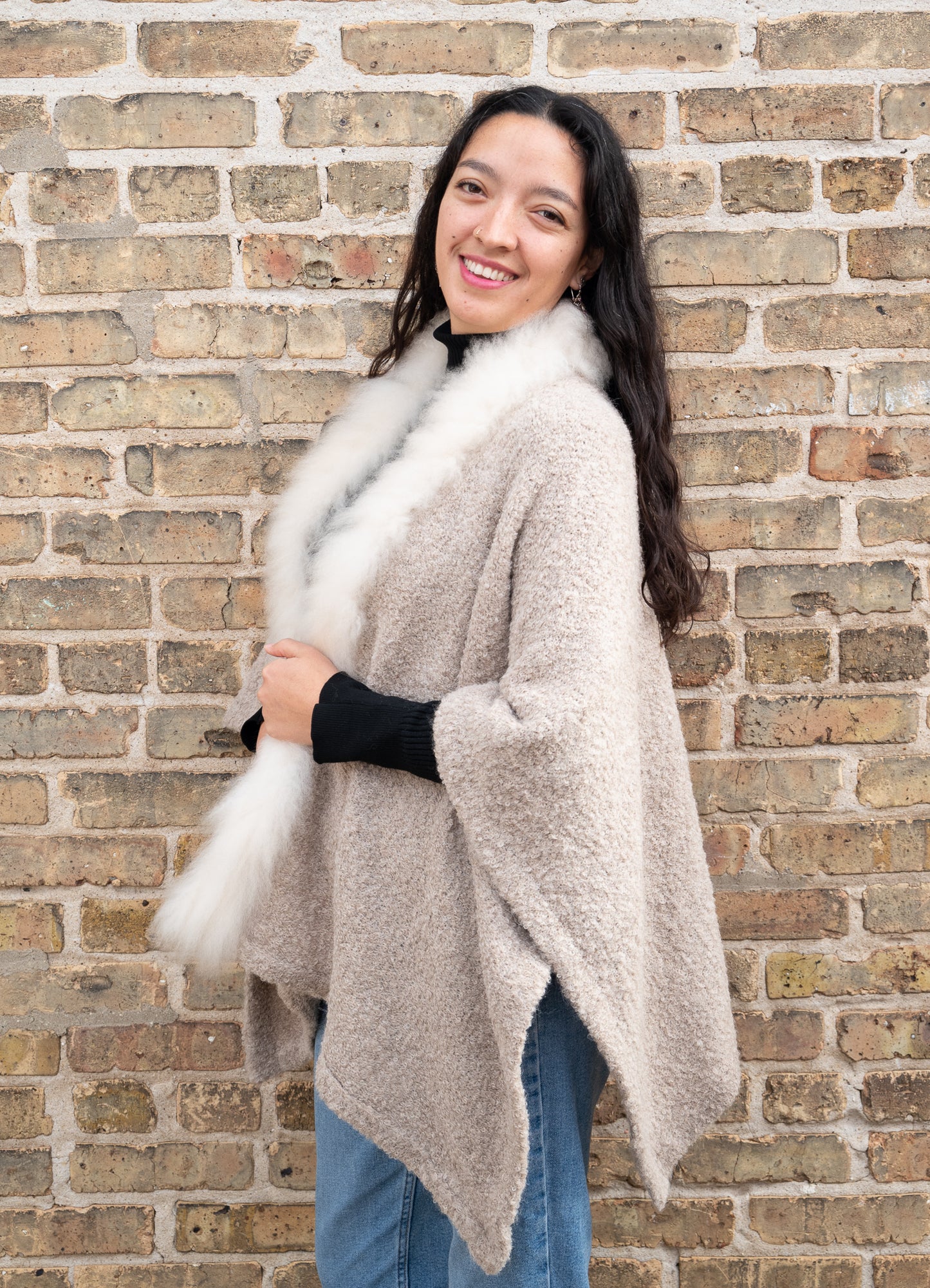 100% baby Alpaca cape