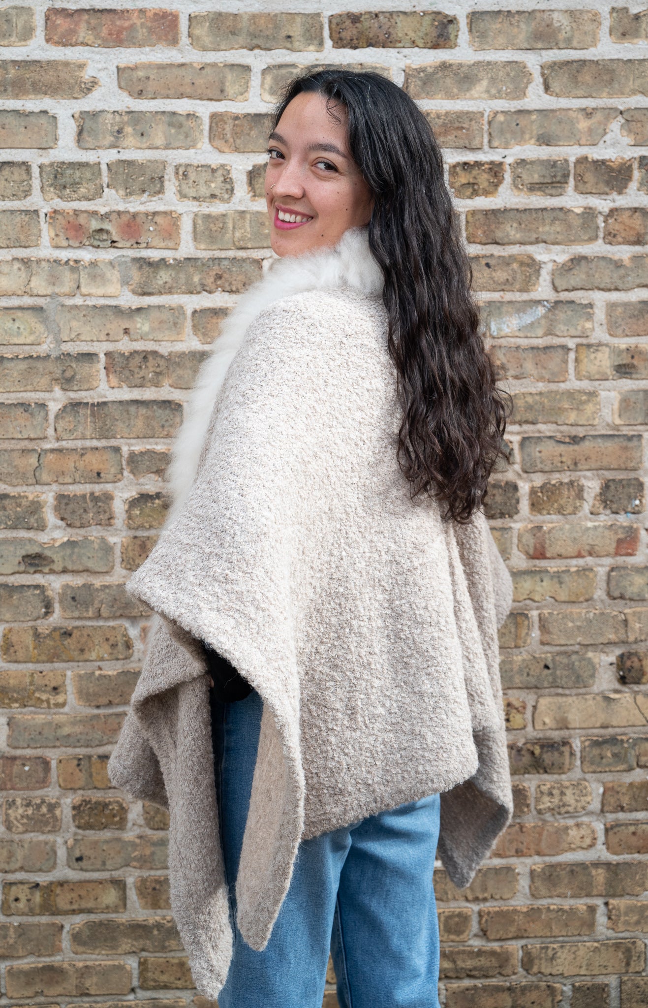 100% baby Alpaca cape