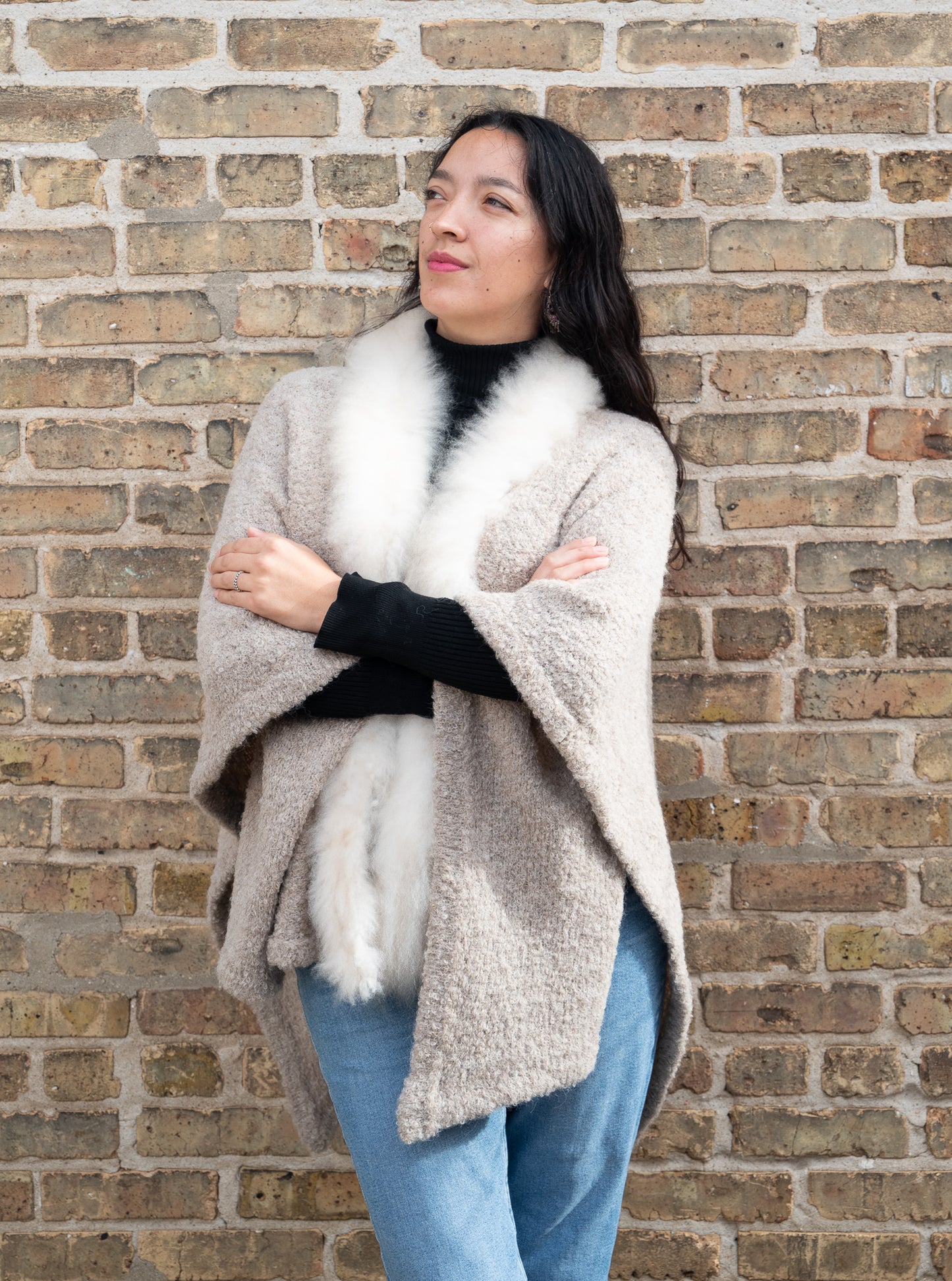 100% baby Alpaca cape