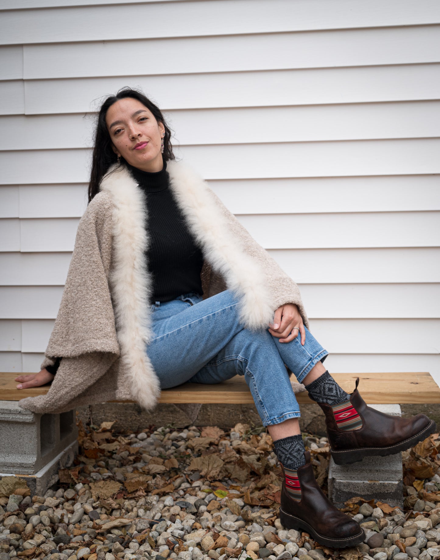 100% baby Alpaca cape