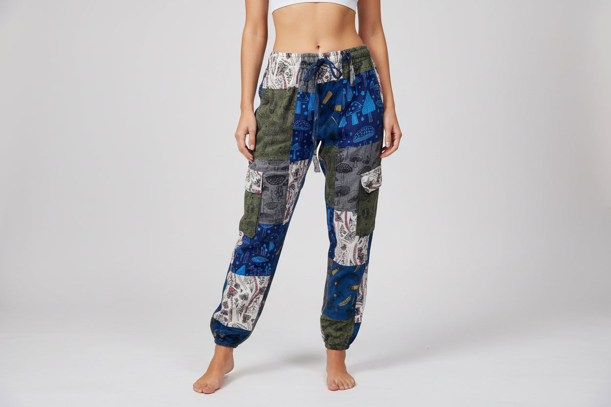 Patch work Mash room Pant