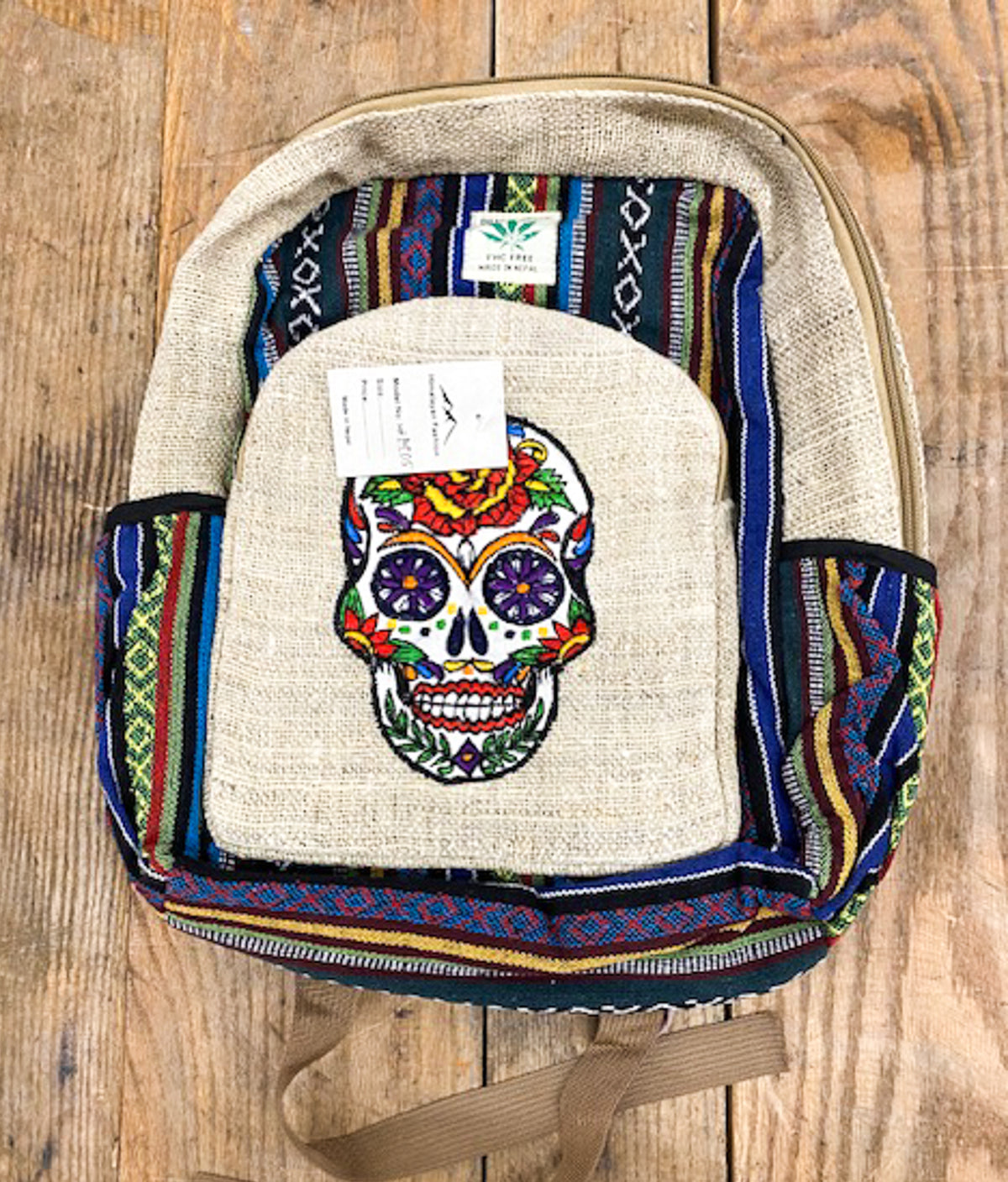 Hemp BackPack  Rainbow