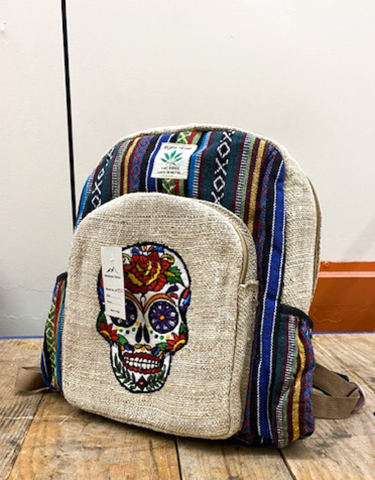 Hemp BackPack  Rainbow