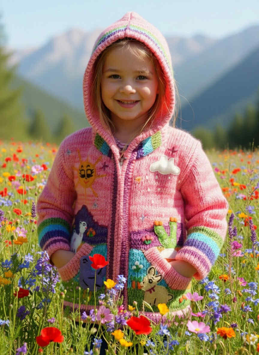 Children's Alpaca blend sweater !