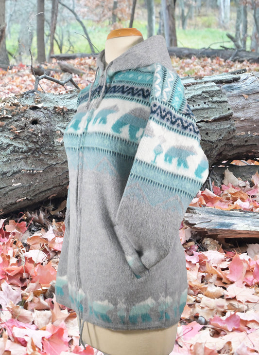 AlpacaChill   Bear  Heavyweight  Alpaca blend Hoodie