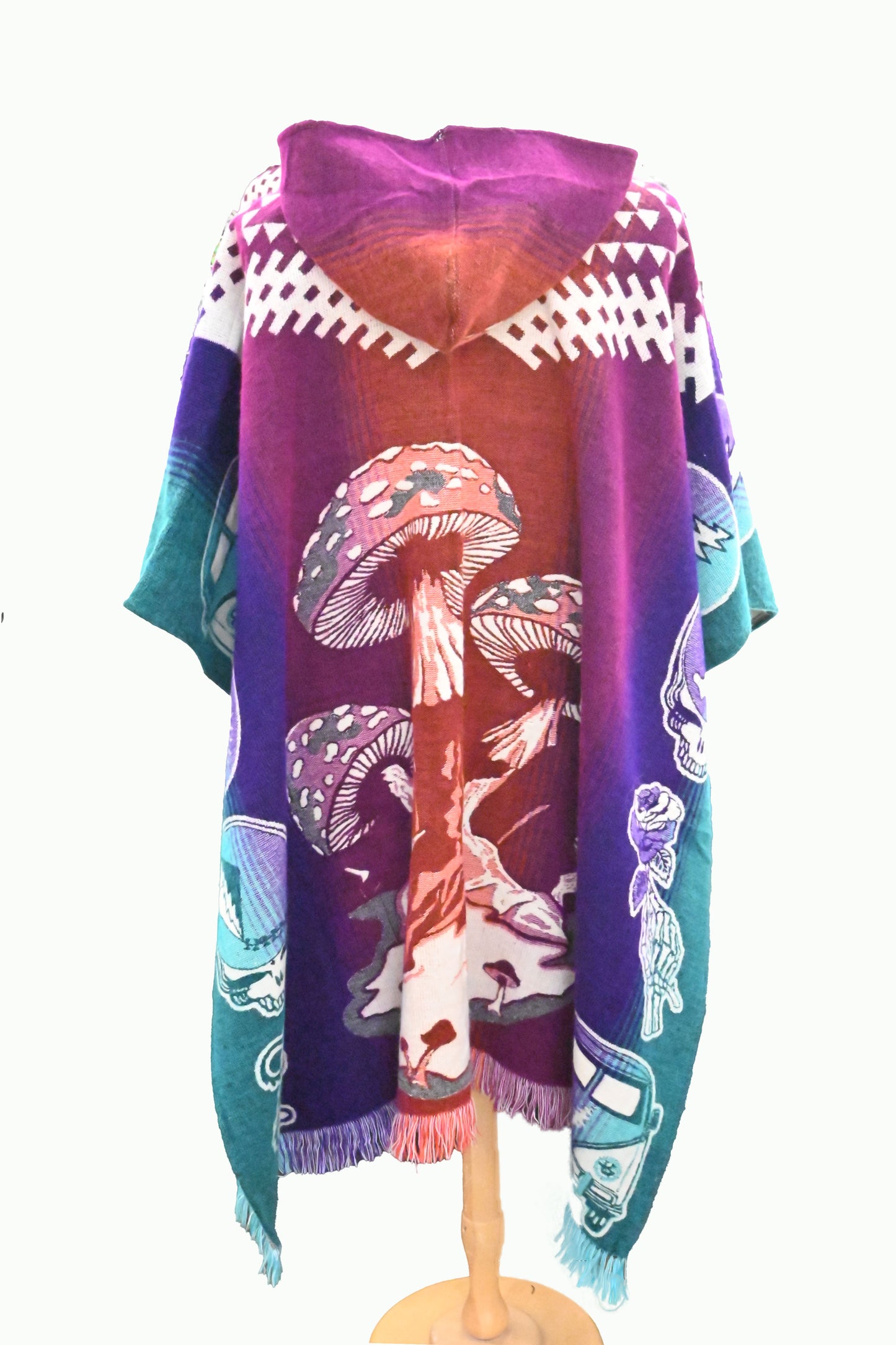 Mushroom Colorful Poncho