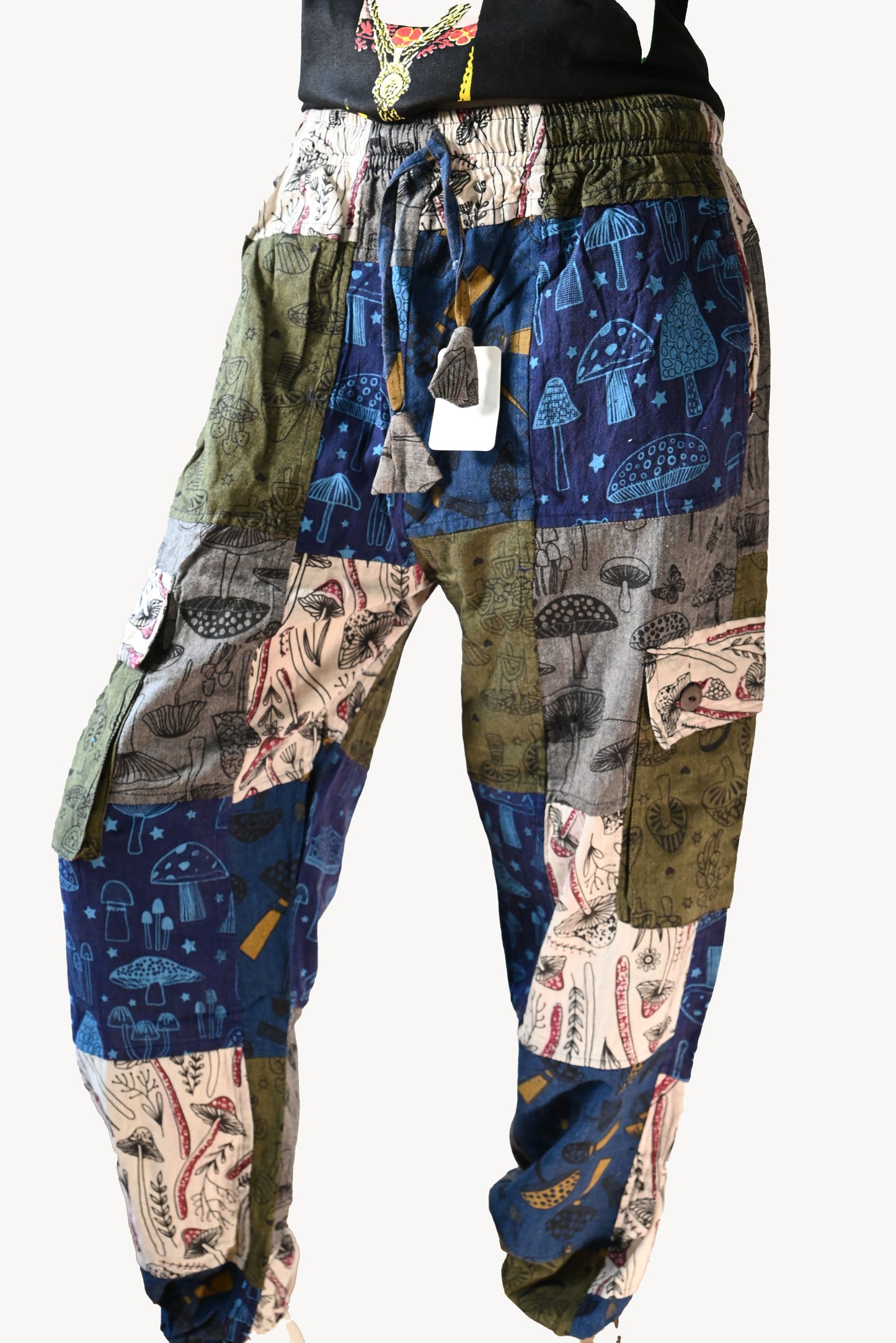 Patch work Mash room Pant