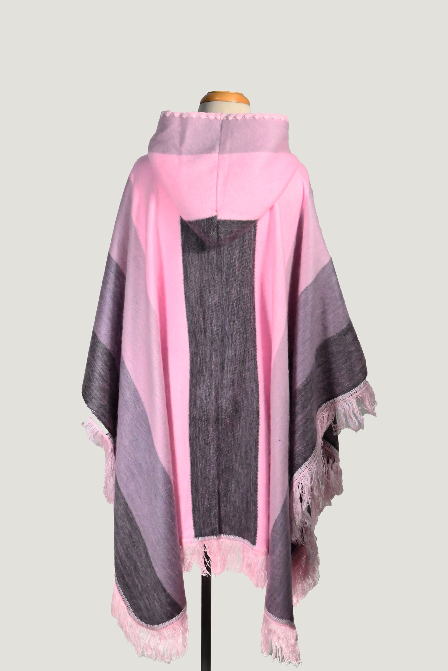 Alpaca Poncho Pink