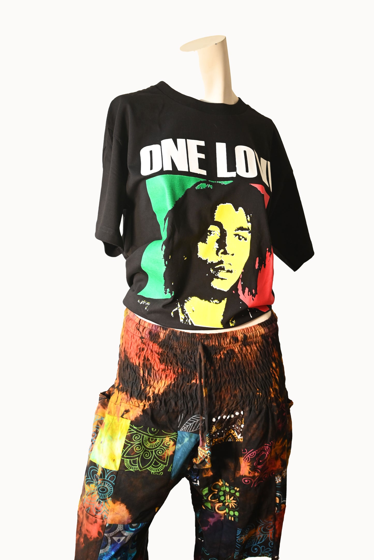 Patch work Tie dye pant