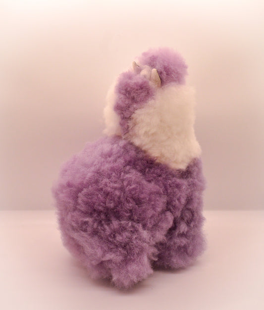 Alpaca Stuffed Animal neon Color Purple