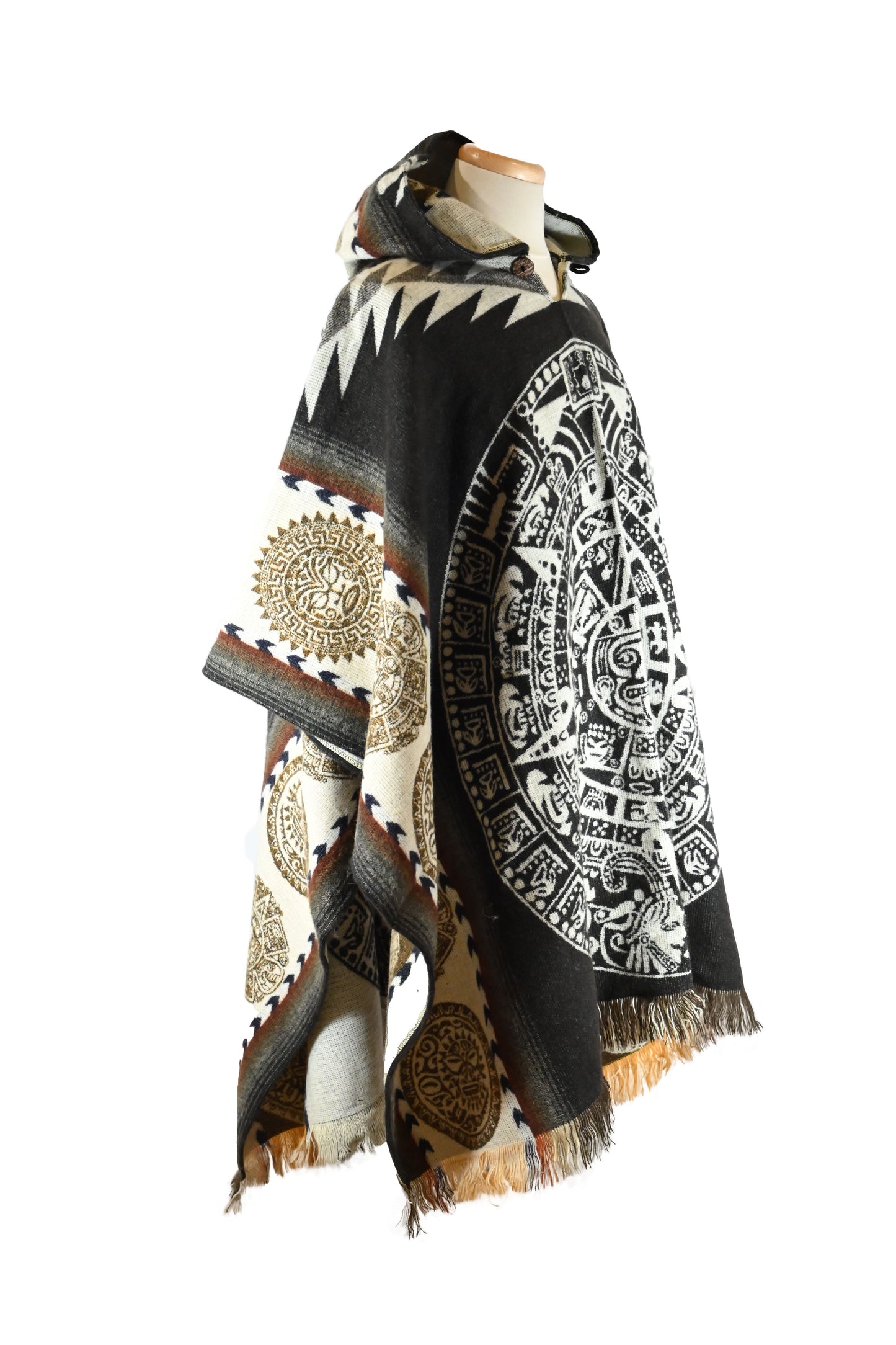 Poncho  Design Aztec