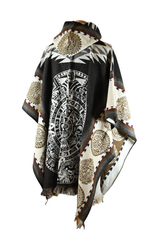 Poncho  Design Aztec